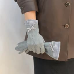 Winter houndstooth Gloves Warm Touch Screen Gloves Women Cold Protection Full Finger Mittens Outdoor Cycling Thick Woolen Glove