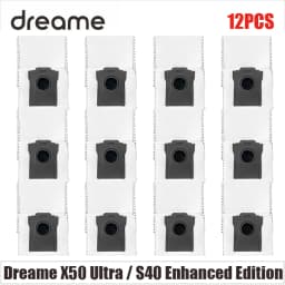 Dreame X50 Ultra / S40 Enhanced Edition Vacuum Parts Main Roller Side Brush Hepa Filter Mop Cloth Dust Bag