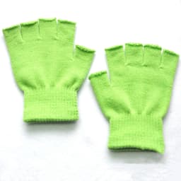 Autumn Winter New Half Finger Warm Gloves For Men Women Students Solid Knitted Mittens Outdoor Knitting Cycling Writing Gloves