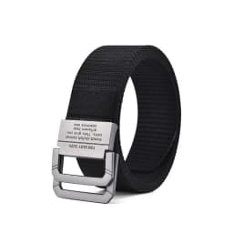 Men Belts Automatic Buckle Metal Webbing Belts for Men Women Canvas Nylon High Quality Strap Casual Outdoor Sports Students
