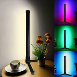 RGB LED Smart Modern Floor Lamp Music Synchronization 16 Million DIY Color Change Suitable for Gaming Room Parties, Etc.