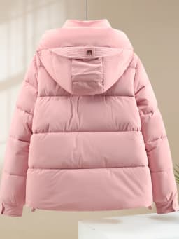 Winter Thickened Women's down Cotton Jacket Bread Style Warmth Fashion Simple Design Short Outerwear Korean Loose Fit Zipper