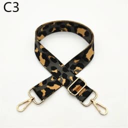 1Pc Deepeel 38mm Women Jacquard Bag Belts Leopard Shoulder Crossbody Straps Adjustable Webbing Strap DIY Bags Accessories