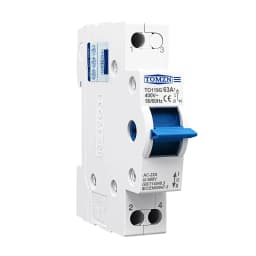 1P 2P 3P 4P 63A TOMZN MTS Dual Power Manual Transfer Isolating Switch Interlock Circuit Breaker