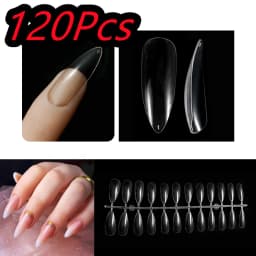 150Pcs/set White French Gel Nail Tips Medium Almond Nude Pink Press On Nail French Tips Matte/Glossy Frosted Soft Gel Nail Tips