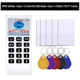 Handheld 125Khz 13.56MHZ Copier Duplicator Cloner RFID NFC IC Card Reader & Writer Access Control Card Tag Duplicator