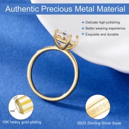 1.5-3CT Oval Cut Full Moissanite Rings for Women Sparkling 925 Sterling Silver Engagement Wedding Rings Jewelry With Certified
