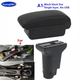 For Fiat 500 Armrest Box For Fiat CRONOS Car Armrest Box Dedicated Retrofit Heighten Interior Center Storage Box Car Accessories