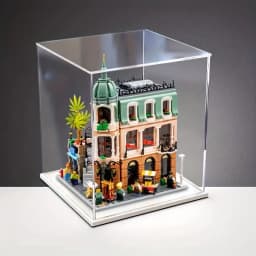 1pc Transparent Self-Assembled Acrylic Display Box Dustproof Storage Display Cabinet, Suitable for Car Models/Toys/Collectibles
