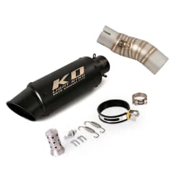 51MM For CFMOTO 450SR 450NK 2022-2025 Motorcycle Exhaust Tips Mid Link Pipe Stainless Steel Muffler Slip On DB Killer