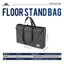 CAMPINGMOON Portable Folding Net Table Storage Bag Multifunctional Camping Outdoor Picnic BBQ Foldable Desk Tablecloth Tote Bag