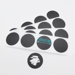 100PCS 25mm "1" Inch Round Circle Scratch Off Stickers For DIY Lucky Promotional Game Gift Cards