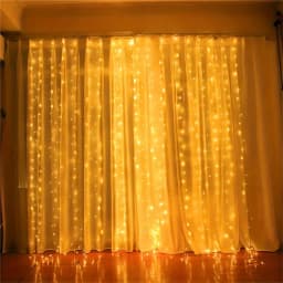 USB Remote LED Curtain Lights 8 Modes for Wedding Garden Party Bedroom Wall Window Home Decor Eid Decor LED Garland Lamp