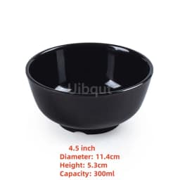 4.5 5 inch 2 10 pcs set Break resistant Melamine Bowl Thickened Flower Rice Soup Snack Bowl Plastic Food Tableware Chinese Bowls