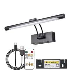 Rechargeable LED Wall Lamp 40CM Wireless Lamp 4400mAh Picture Light with Remote Control Interior Wall Light