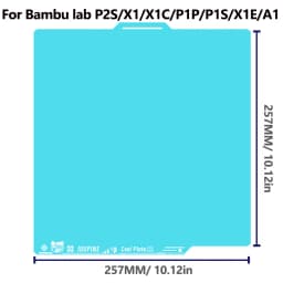 Juupine GECO Plate For Bambu Lab H2D X2D Build Plate PLA Bed Cold Plate For X1C A1 P2S X2D SuperTack Glacier For Bambu H2s Plate