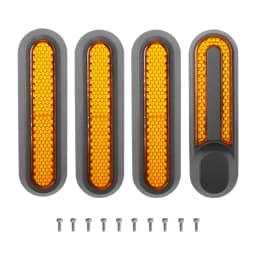 E-Scooter Various Reflective Stickers Wheel Cover Reflector Hub Cap Protective Shells for Xiaomi Mi 1S Pro 2 M365 Durable Parts