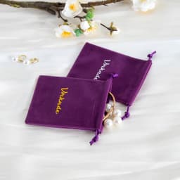 100Pcs Personalized Logo Velvet Bag 10x15cm Suede Drawstring Pouches Pockets Wedding Jewelry Earrings Ring Gift Organizer Sack