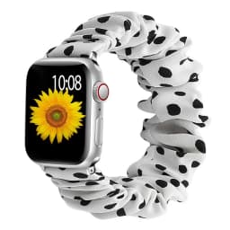 Scrunchie Strap for Apple watch band 44mm 40mm 41mm 45mm 38 42mm 49mm Elastic Nylon bracelet iWatch series 3 6 se 7 8 9 ultra 2