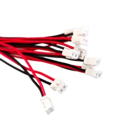 20 SETS Mini Micro JST 2.0 PH 2-Pin Connector Plug with Wires Cables 100MM