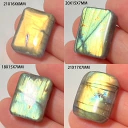 Wholesale Natural Stone Loose Beads Irregular Shape Bead Blue Purple Labradorite Cabochon 2-4Pcs/Lot