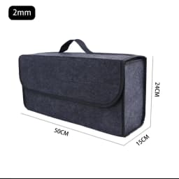 KKJOY Car Storage Felt Box For Dark Gray Anti Slip Storage Tools Towels Car Accessories Universal Foldable High-Quality Felt Box