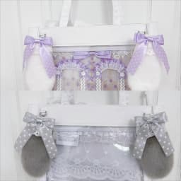 Italife Fluffy fur Ears with Bow for Itabag Decoration Women Kawaii Pink Blue 15cm Ear Hanger Buckles Ita bag Accessories H353