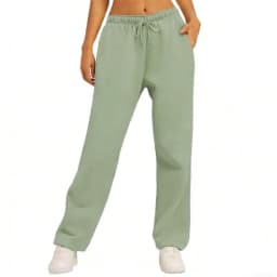 Autumn Winter Women's Solid Color Sweatpants Daily Casual Pants Women's Wide Leg Pants Comfortable Loose Drawstring Women's Trou