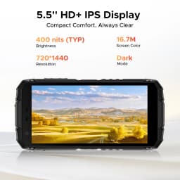 DOOGEE Fire 3 Max Rugged Phone 5.5" HD+ Display Camping lights 32GB 256GB 8350mAh UNISOC T7250 48MP NFC Android15 Smartphone