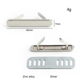 50/100PCS Rectangle Customized Metal Plate With Logo Tags For Sewing Bag Clothes Puppet Doll Handbag Purse Personal Brand Label