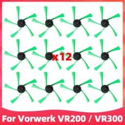 Fit For Vorwerk VR200 / VR300 Vacuum Cleaner Replacement Spare Parts Main Rubber Rolling Brush Side Spin Brushes Hepa Filter Set