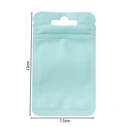 20/50pcs Iridescent Self Sealing Bags Macaron Color Plastic Packaging Pouch Jewelry Retail Storage Pouch Gift Zip Lock Bag