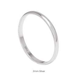 Custom Engrave Real Pure 925 Sterling Silver Rings For Women And Men Simple Couple Ring Smooth Wedding Band For Lovers Jewelry