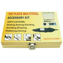 100/228pcs Power Tool Accessories Set Wooden Box Fits Dremel Grinding Polishing Metal Wood Engraving Drill Electric Rotary Tool