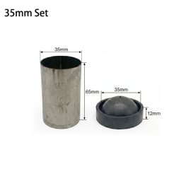1 Piece Durable Flask With Rubber Base Jewelry Lost Wax Casting Professional Master Mold Making Tool For Jewelry Workshop