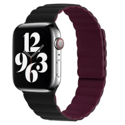 44mm Silicone Loop Strap for Apple Watch 7 45mm 41mm 38mm 42mm Watchband Original Magnetic Bracelet IWatch Seires SE 7 6 5 Strap