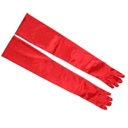 12 Color Longer Micro-reflective Satin Spandex Sunscreen Wedding Photo Party Bright Gloves Lady Aristocrat Graduation Mitten NV3
