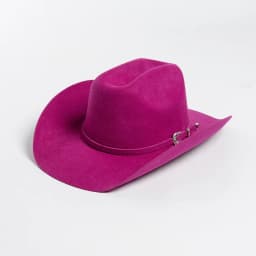 USPOP 100% Wool Felt Cowboy Hat with Belt Buckle 4 Sizes Wide Brim Jazz Hat Autumn Winter Fedoras