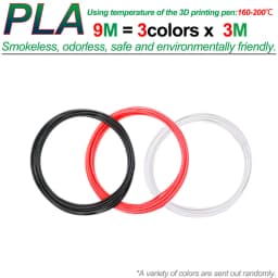 PLA Colored Odorless Safety Plastic 3D Pen Filament Diameter 1.75mm For 3D Printing Pen Kids Birthday Creative Christmas Gift