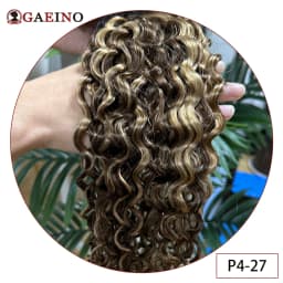 Tape In Human Hair Extensions Water Wave Invisible Seamless Curly Tape In Hair Extensions Tape in Curly Human Hair 12-26Inch