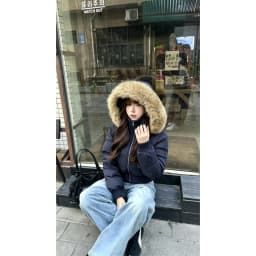 Winter Solid Color Long-sleeved Fashion Korean Fur Collar Cotton Jacket Women's Versatile Thickened Warm Jacket Women's Clothing