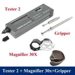 Brand Professional High Accuracy Diamond Tester 2 / 3 Gemstone Gem Selector Jewelry Watcher Tool LED Diamond Indicator Test Pen