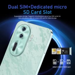 2025 New Reno11 Pro 6.8HD Original Smart Dual Card 6800mAh Battery Facial Recognition Function Global Edition