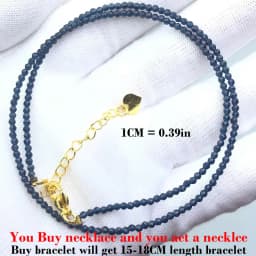 Simple Bohemian Natural Stone Cut the Shiny Beads Necklace Bracelet Set for Women Charms Fashion Female Party Gift Jewelry