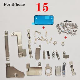 1set Full Inside Small Metal Parts Shield Plate Set Kit Holder Bracket For iPhone 6s 7 8 XS XR XS 11 12 13 14 15 16 Pro Max Plus
