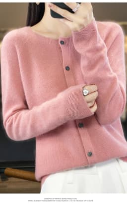 Long Sleeve 100% Merino Wool Sweaters Spring Autumn Women O-Neck Knitwear Tops Clothing Fashion Basic Tops