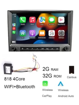 For Porsche 911 997 987 Cayman Boxster Local 720P CarPlay 8" gray Android 14.0 Car player 8 Core 8GB multimedia GPS car stereo