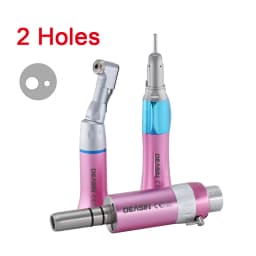 Colorful External Water Spray Low Speed Handpiece Kits E-type Air Turbine