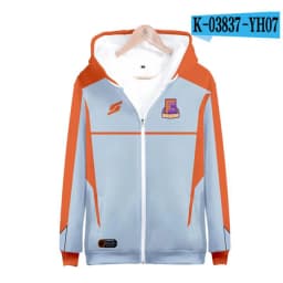 3D Print Anime Captain Tsubasa Ozora Tsubasa Kojiro Hyuga Costume Unisex Hoodie Zipper Hooded Jacket Soccer Jerseys Uniform