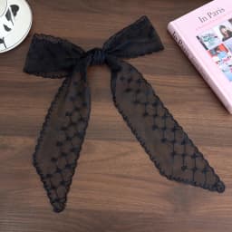 Super fairy lace headband women's versatile long bow tie hair rope forest style sweet tied hair ribbon long scarf waist belt